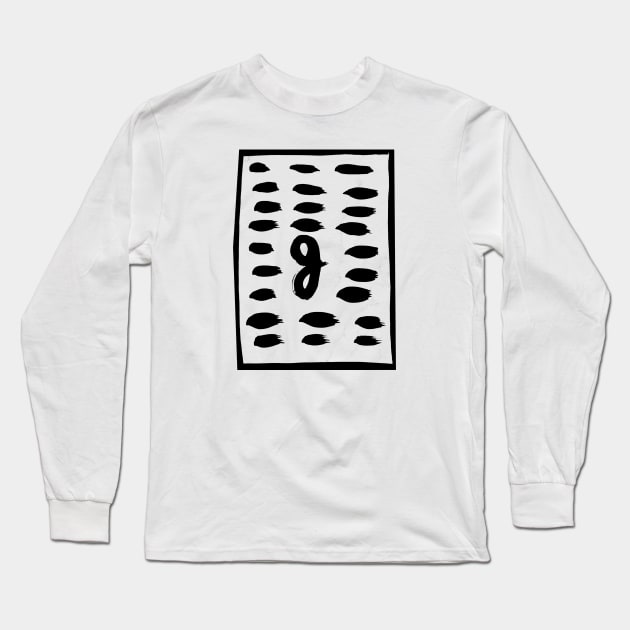 The painting of the letter g lowercase . Long Sleeve T-Shirt by the_spiritual_view
